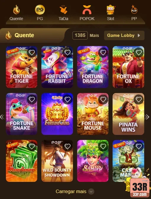 33r - explorar os melhores jogos de mesa - Fortune Tiger e Aviator