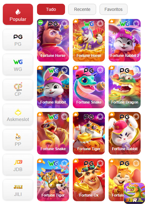 Experiência de Jogos 33r.com