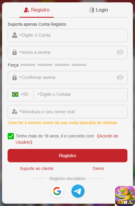 Experiência de Jogos 33r.com